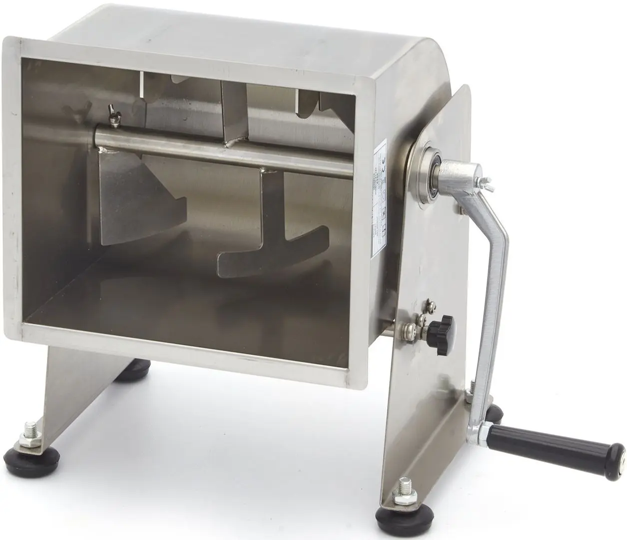 Миксер для мяса ручной опрокидывающийся Maxima 10L 9368010 (Inox) - 4