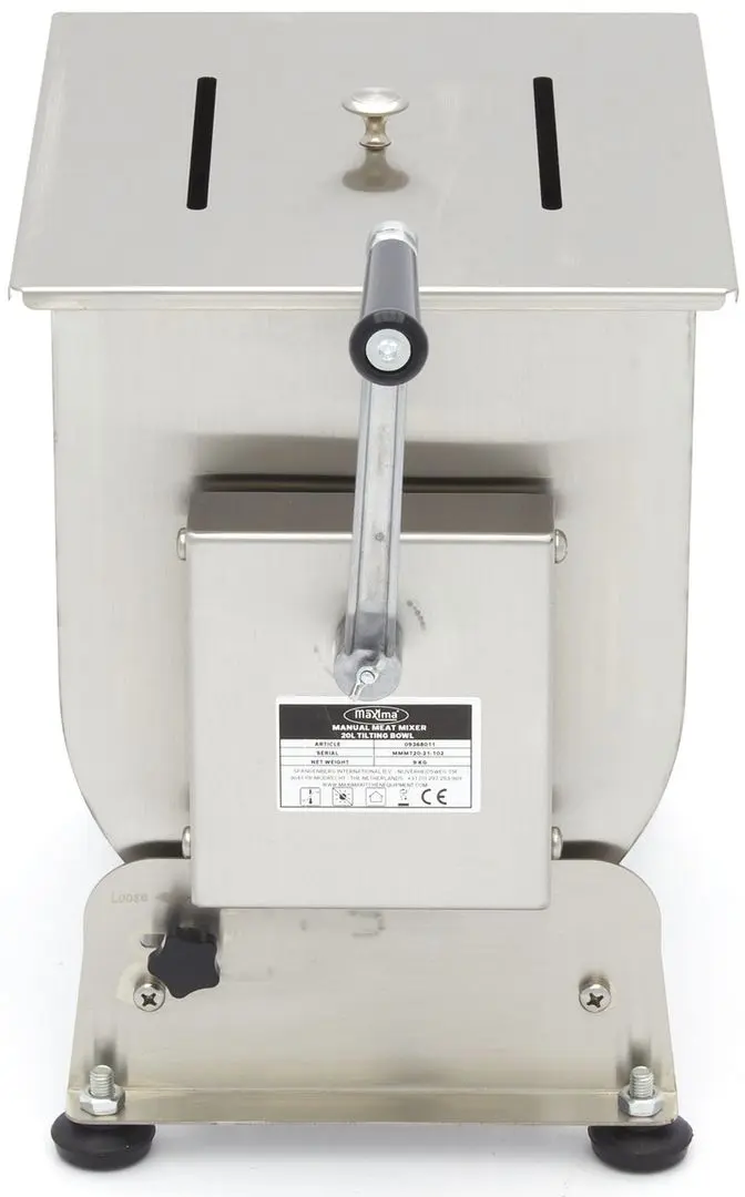 Миксер для мяса ручной опрокидывающийся Maxima 20L 9368011 (Inox) - 3