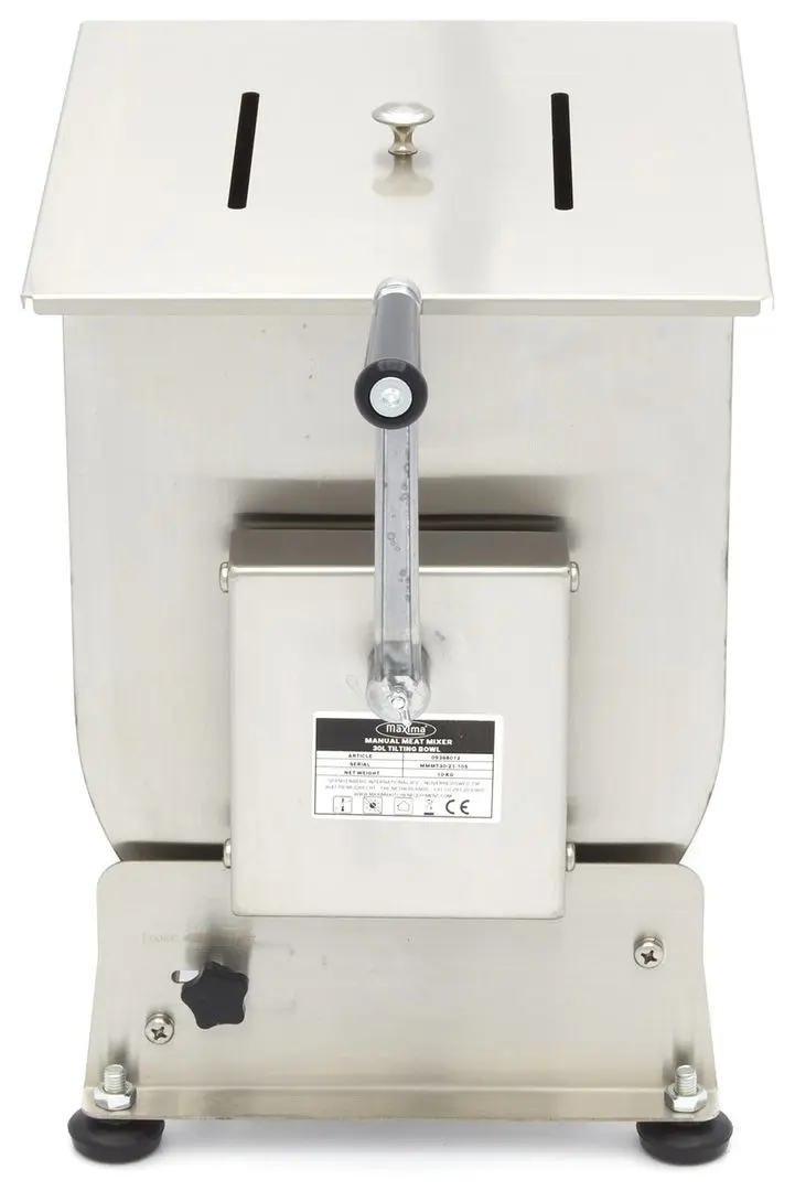 Миксер для мяса ручной опрокидывающийся Maxima 30L 9368012 (Inox) - 3