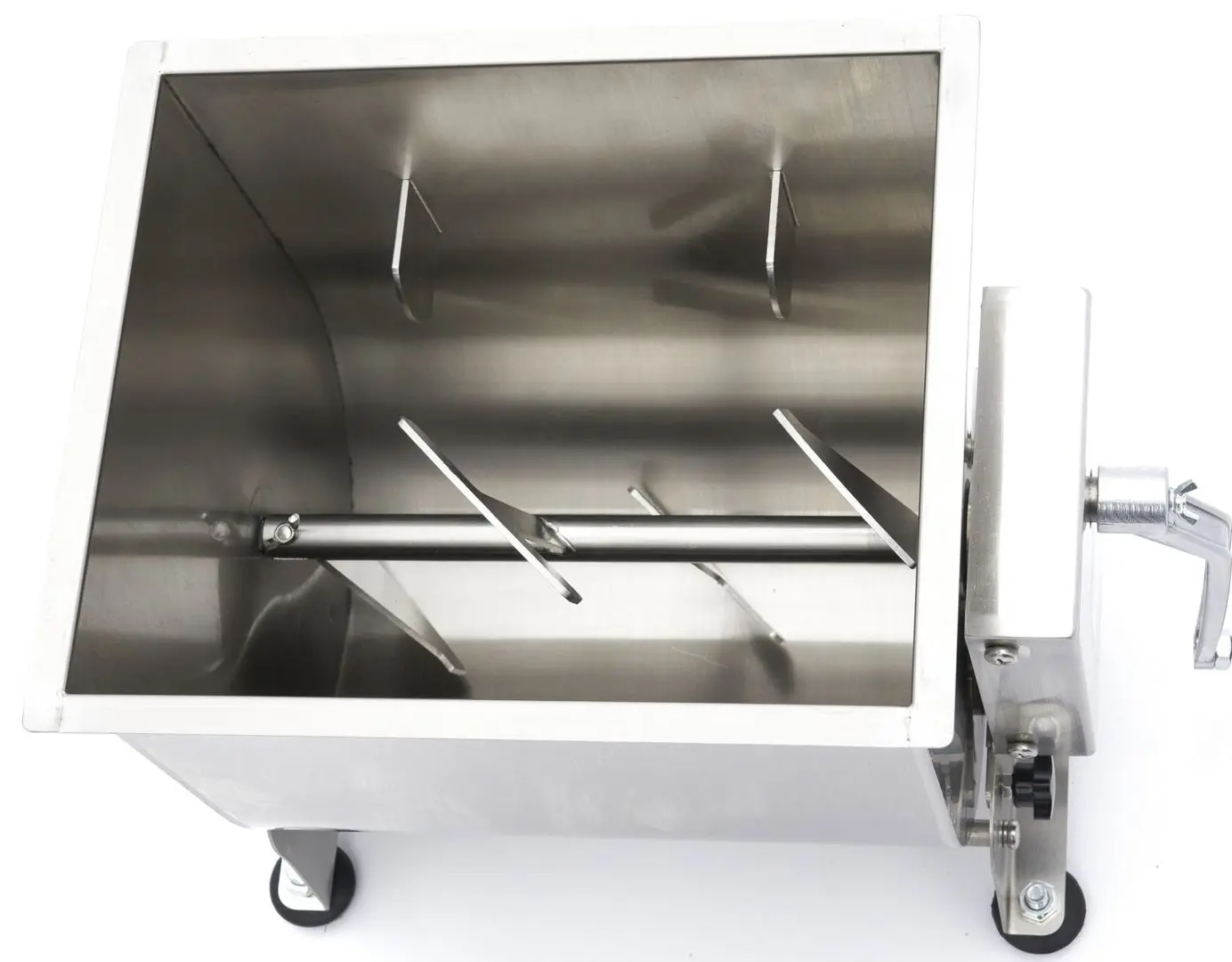 Миксер для мяса ручной опрокидывающийся Maxima 30L 9368012 (Inox) - 6