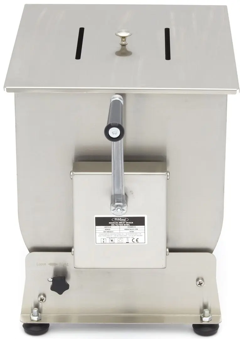Миксер для мяса ручной опрокидывающийся Maxima 40L 9368013 (Inox) - 3