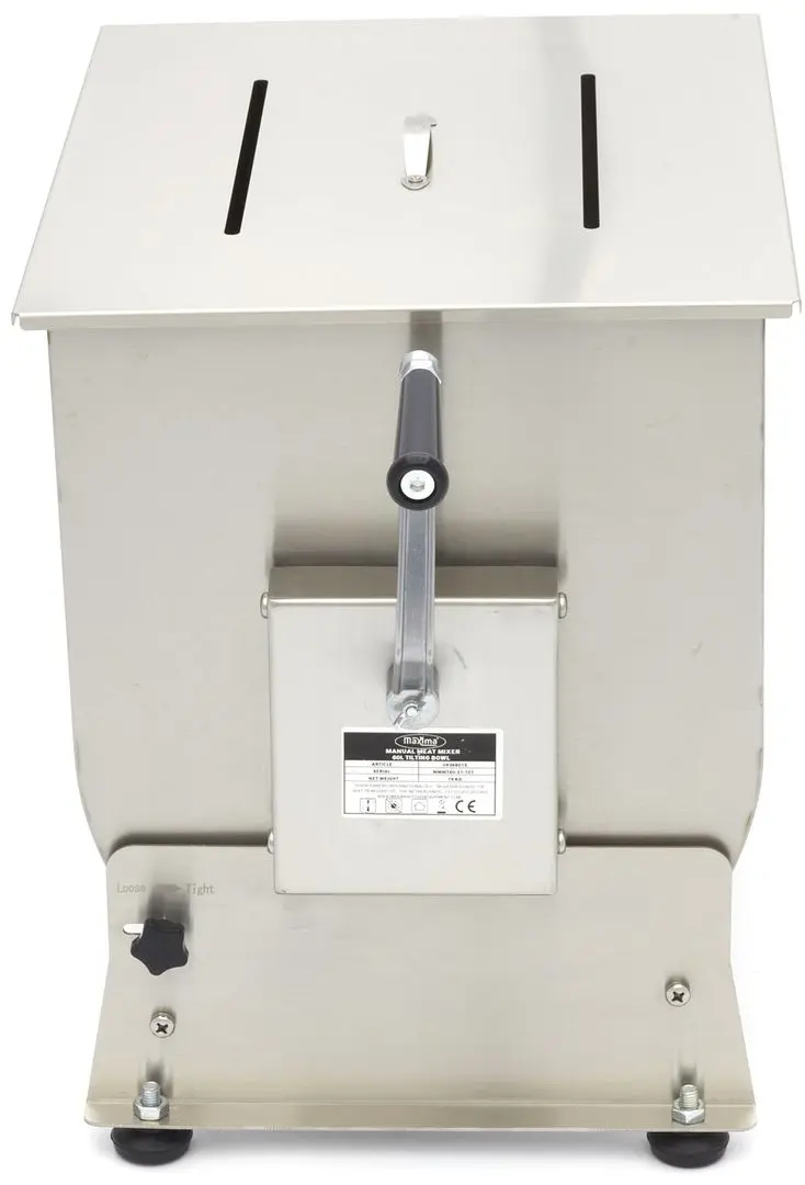 Миксер для мяса ручной опрокидывающийся Maxima 60L 9368015 (Inox) - 3