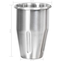 Mixer de băuturi VidaXL 51086 (Inox) Thumb
