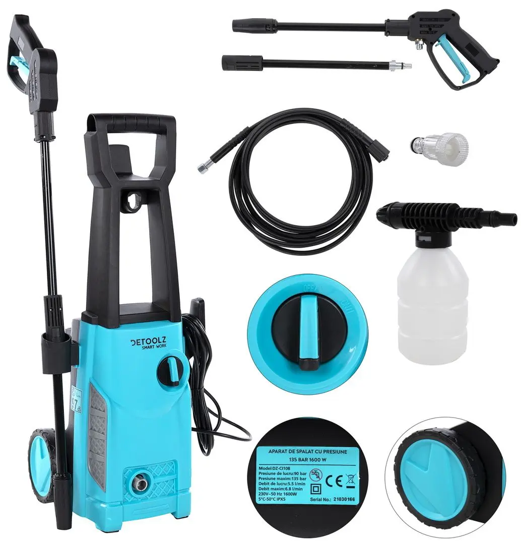 Aparat de spalat cu presiune Detoolz DZ-CI108 - 2