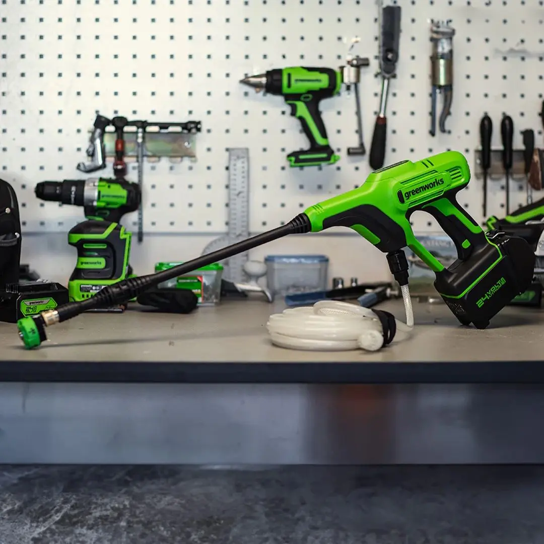 Masina de spalat cu presiune GreenWorks G24PW (Green/Black)