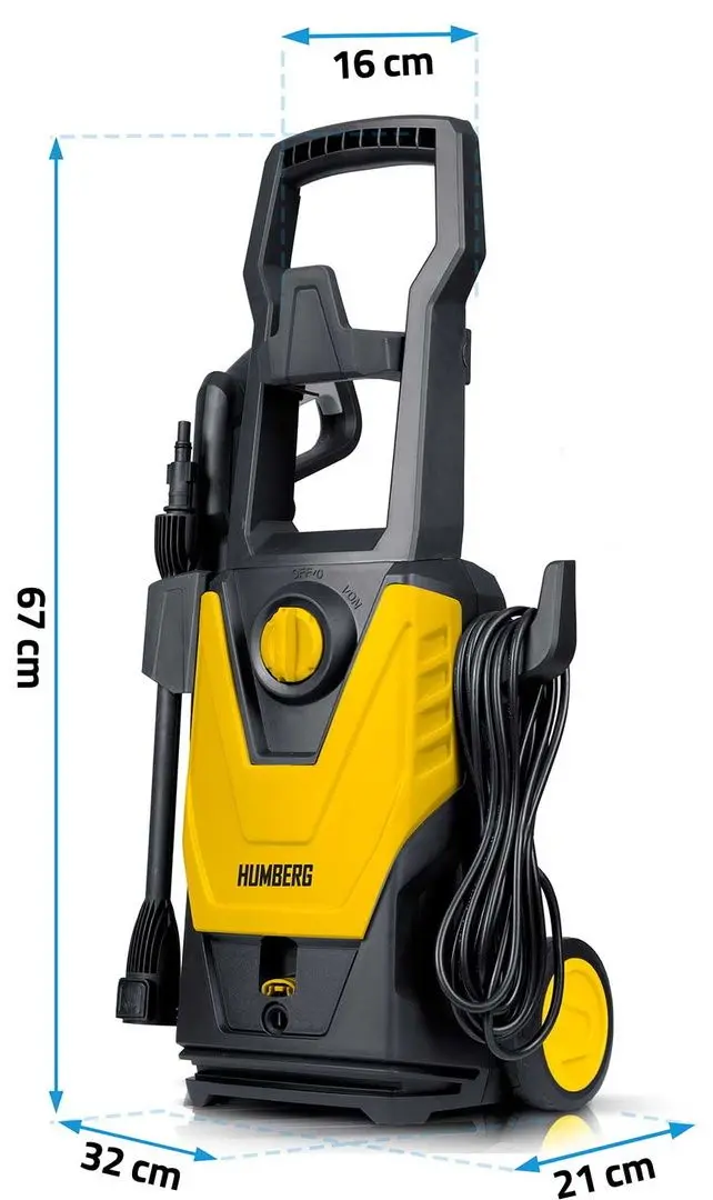 Минимойка высокого давления Humberg HM-300 530000 (Yellow/Black)