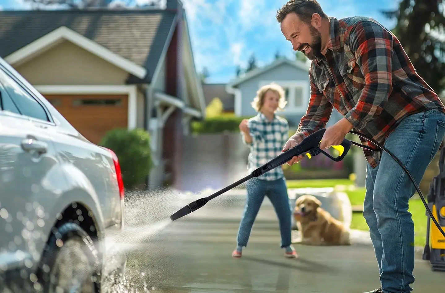 Минимойка высокого давления Humberg HM-300 530000 (Yellow/Black)