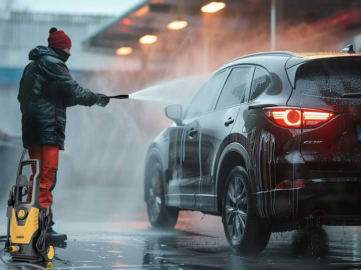 Минимойка высокого давления Humberg HM-300 530000 (Yellow/Black)