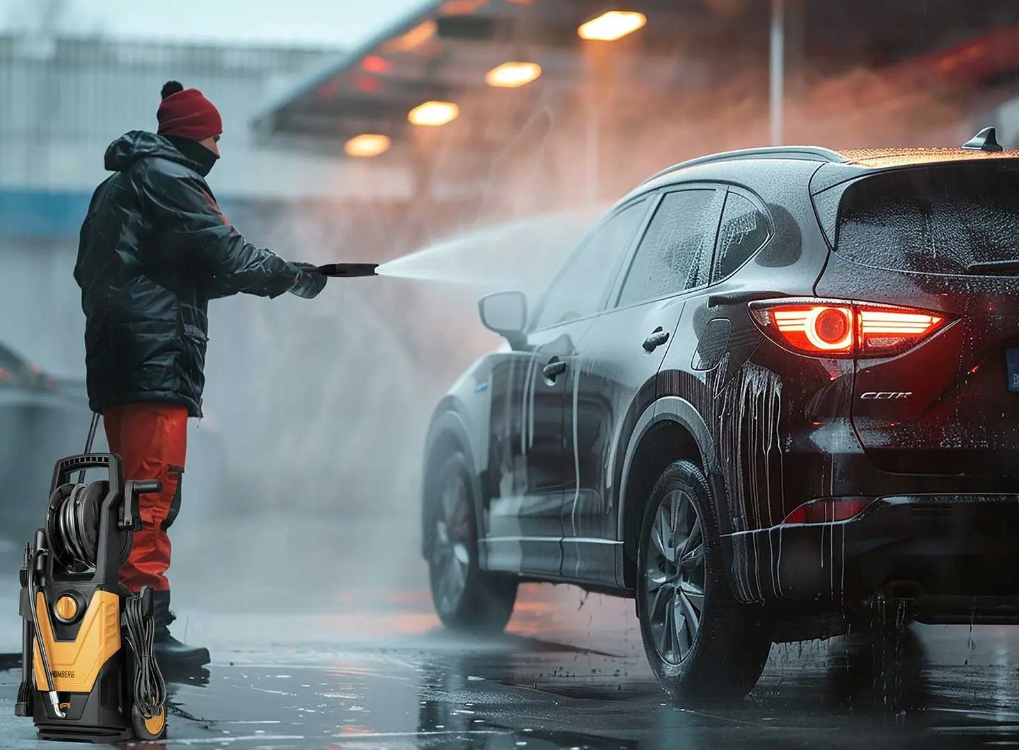 Aparat de spalat cu presiune Humberg HM-300 530010 (Yellow/Black)