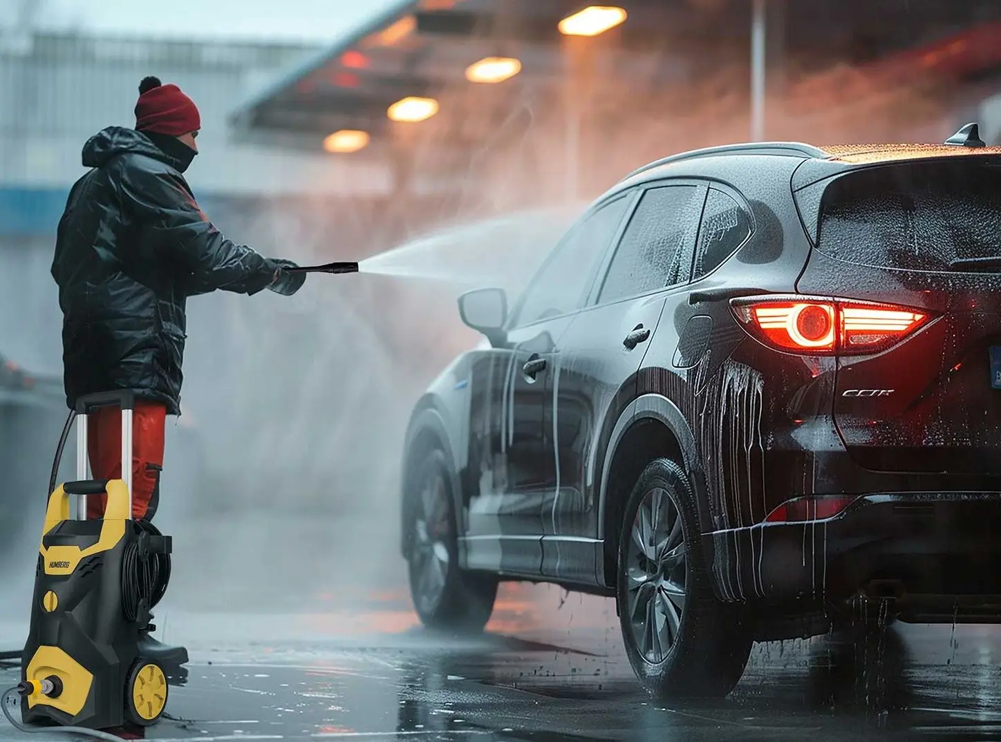 Aparat de spalat cu presiune Humberg HM-301 (Yellow/Black)