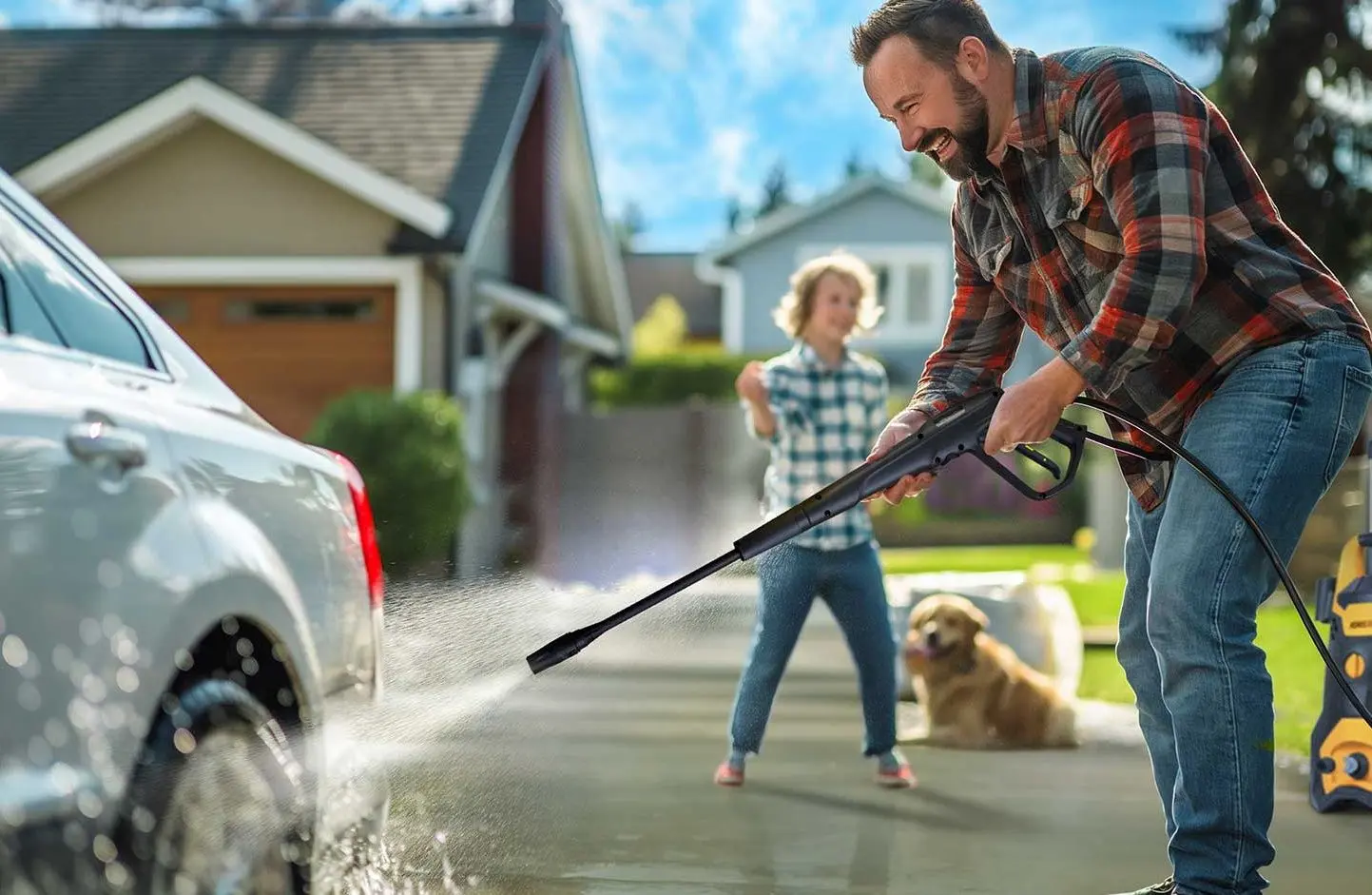 Aparat de spalat cu presiune Humberg HM-301 (Yellow/Black)