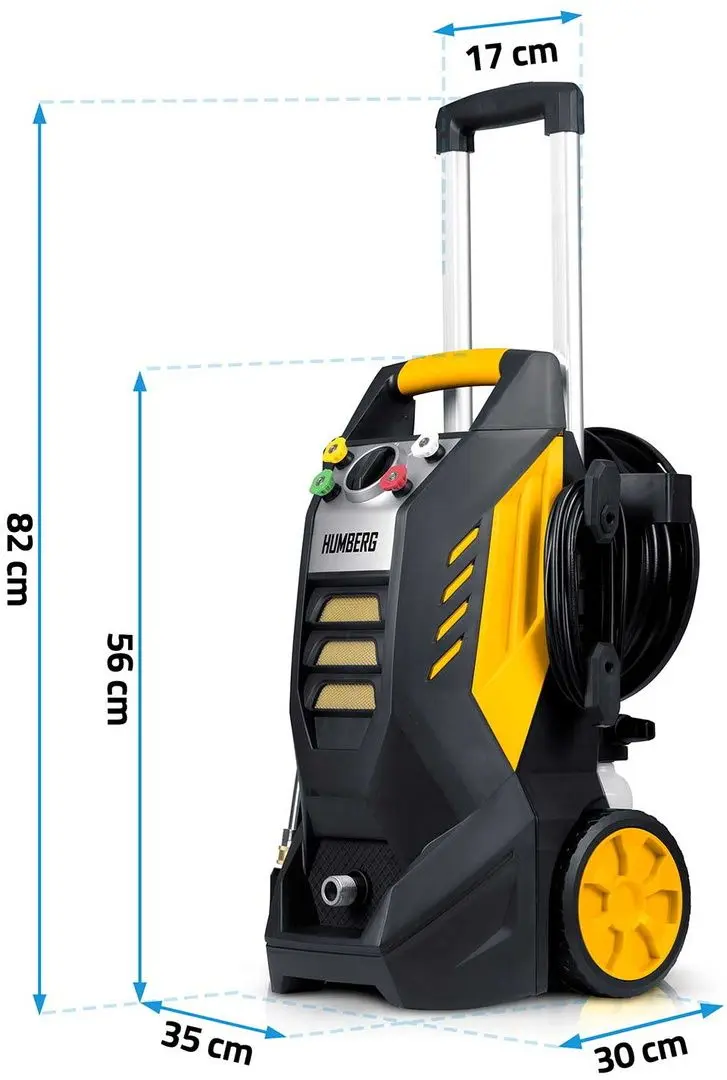 Aparat de spalat cu presiune Humberg HM-302 (Yellow/Black)