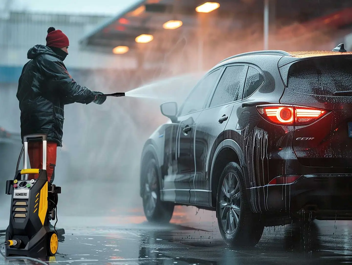 Aparat de spalat cu presiune Humberg HM-302 (Yellow/Black)