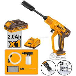 Aparat de spalat cu presiune cu acumulator Ingco CPWLI20362