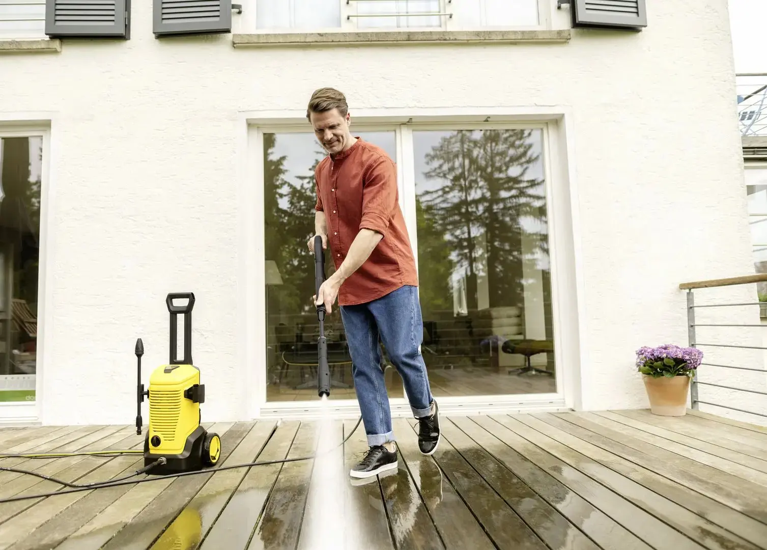 Aparat de spalat cu inalta presiune Karcher (Yellow/Black) - 6