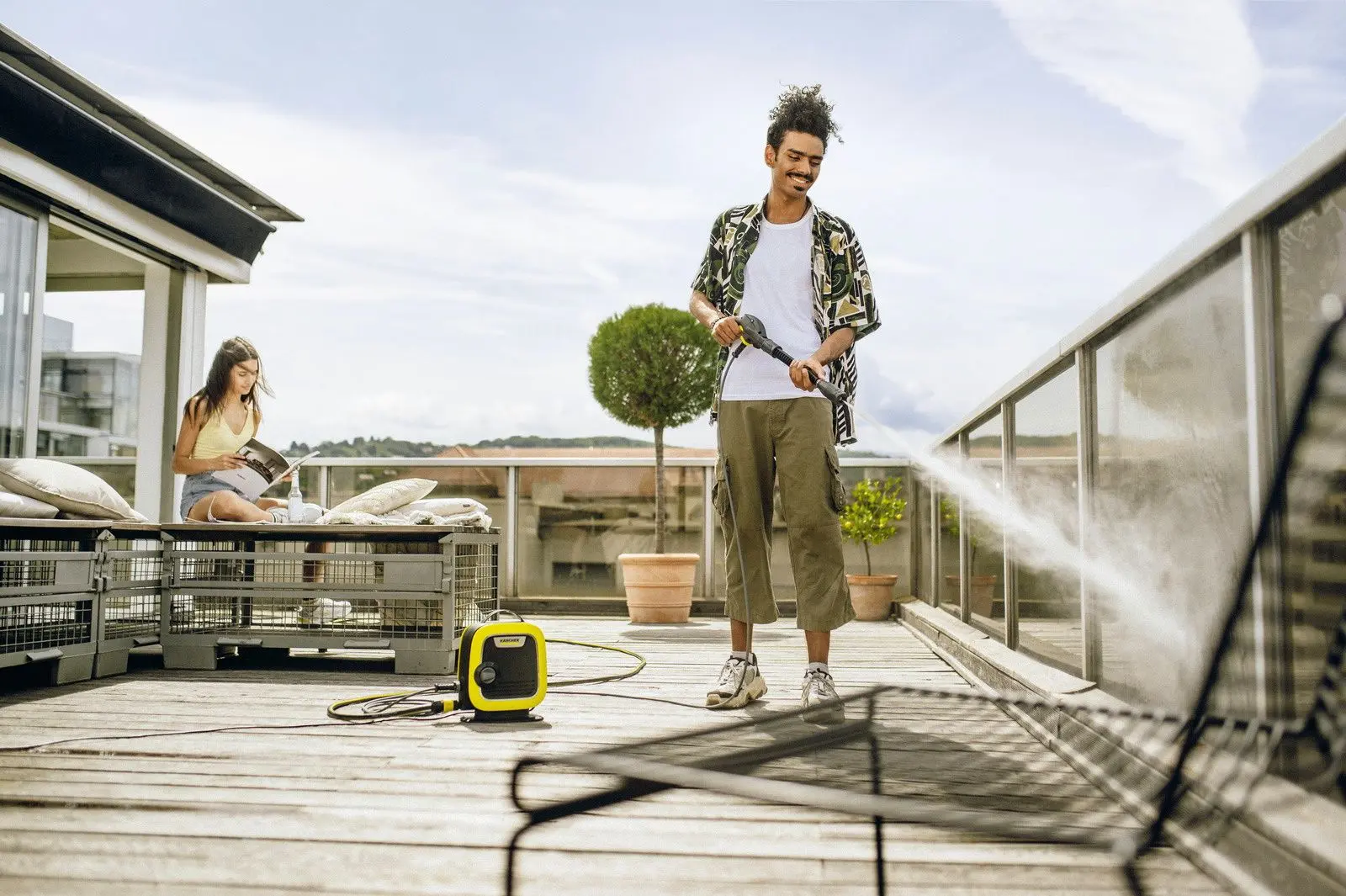 Минимойка высокого давления Karcher K Mini (Yellow/Black) - 3