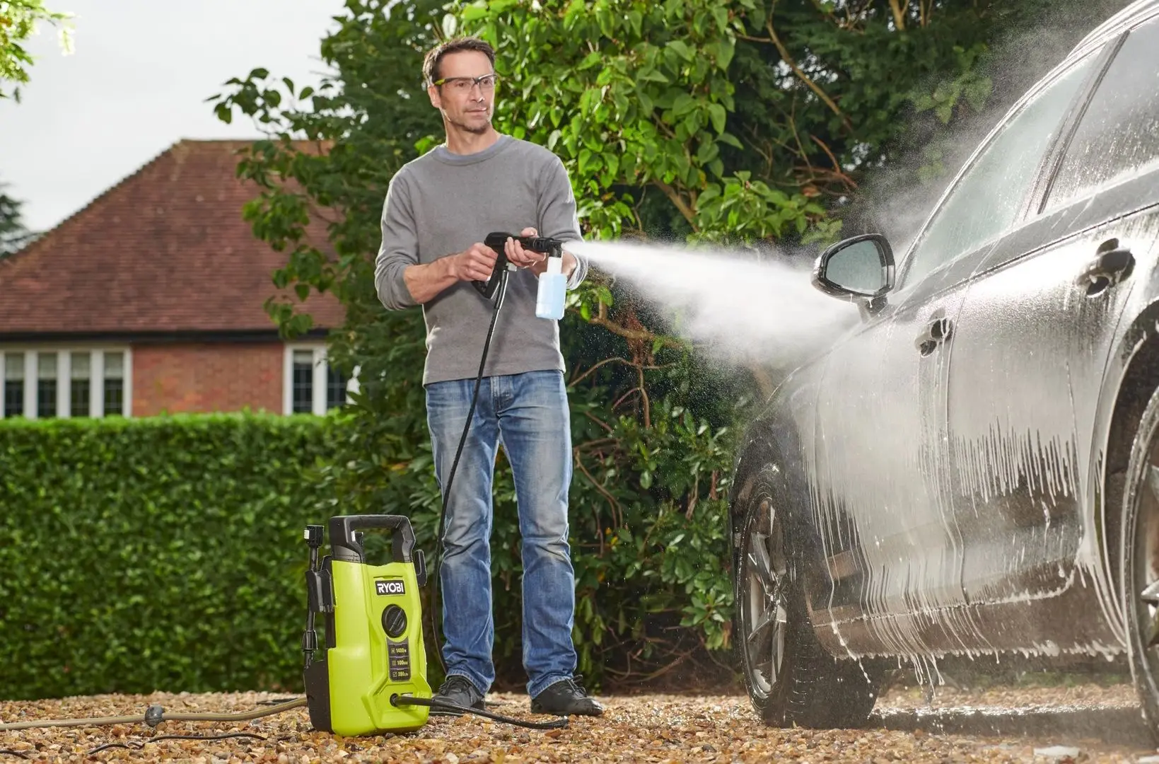 Aparat de spalat cu presiune Ryobi RY110PWA (Green/Black)