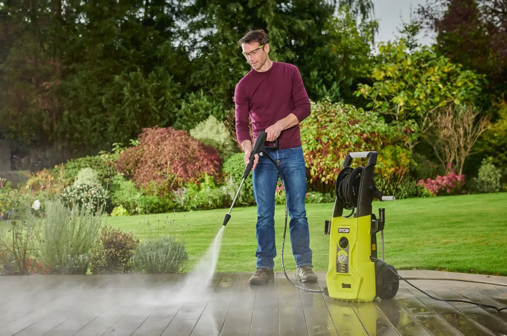 Aparat de spalat cu presiune Ryobi RY170PWA (Green/Black)