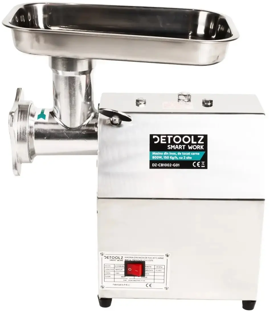 Masina de tocat carne Detoolz DZ-CB1002-G01 (Inox)