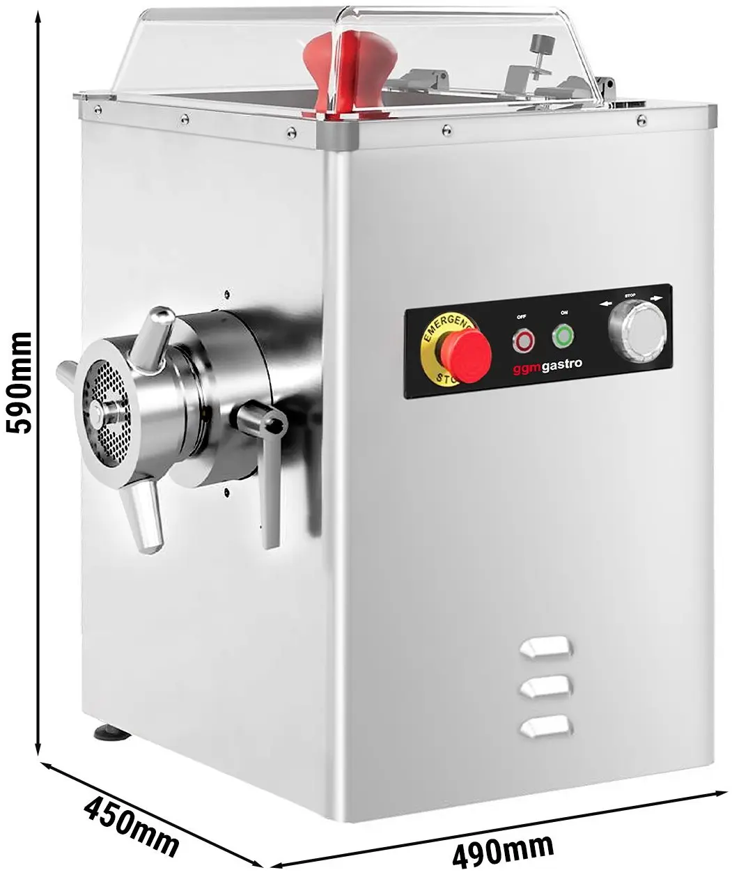 Masina de tocat carne GGM Gastro FWAE500 (Inox) - 3