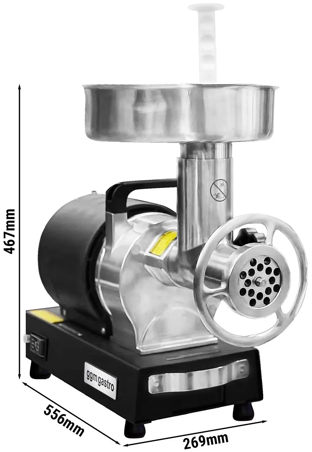 Masina de tocat carne GGM Gastro FWBFC250 (Inox/Black) - 7