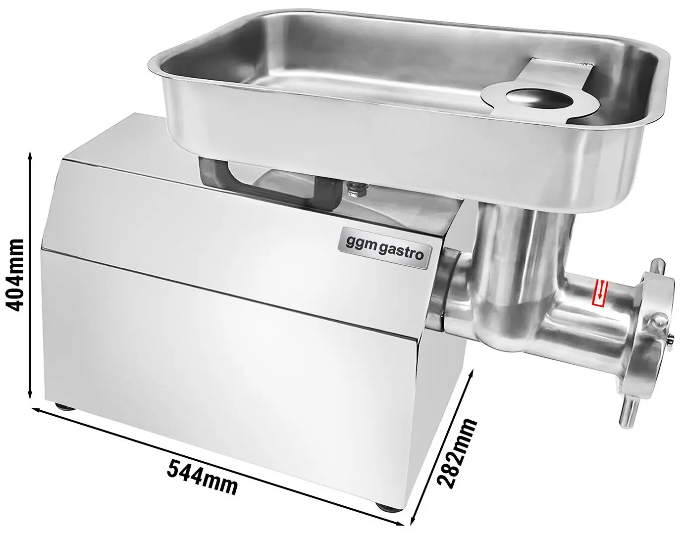 Masina de tocat carne GGM Gastro FWBFC350 (Inox) - 10