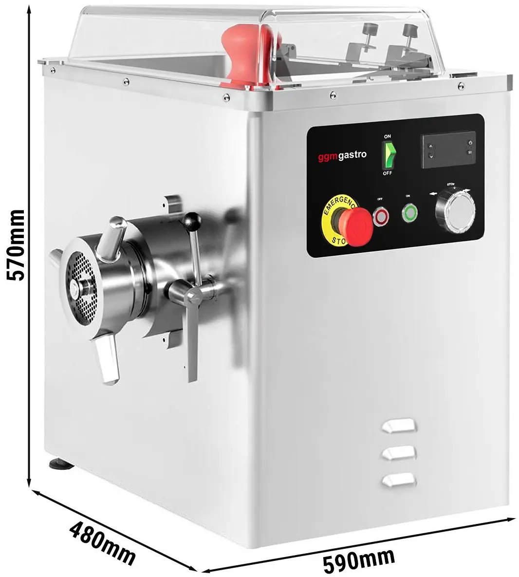 Masina de tocat carne GGM Gastro FWDKE500 (Inox) - 3