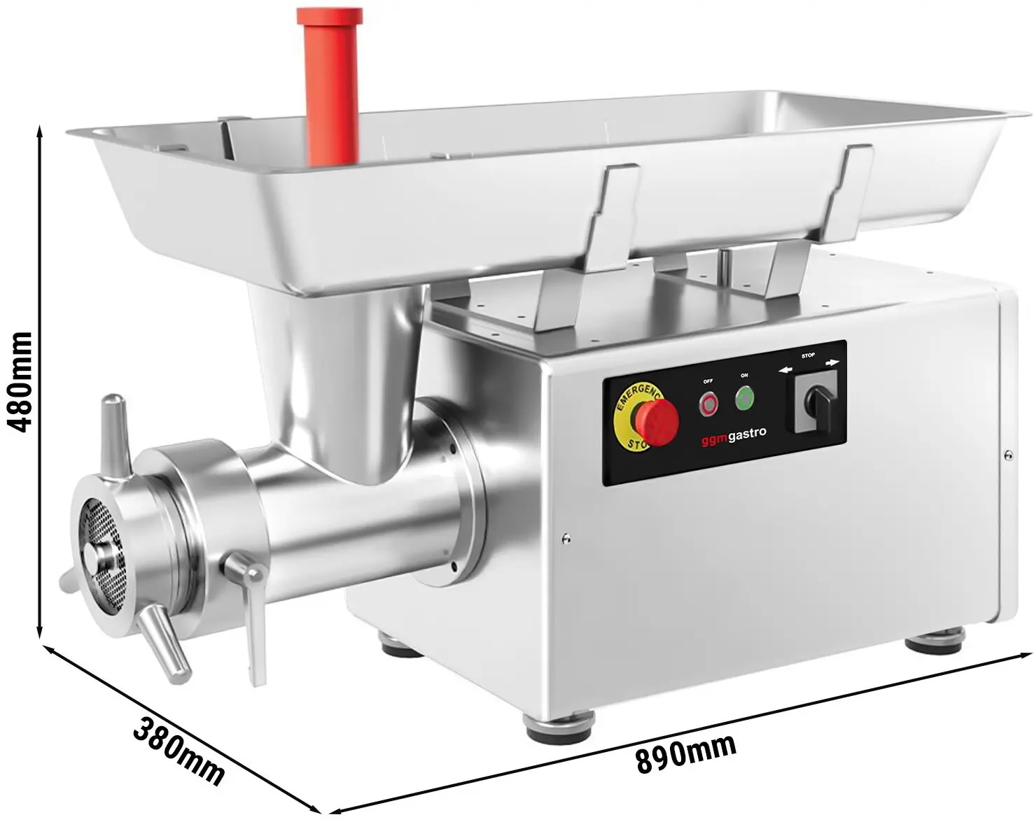 Masina de tocat carne GGM Gastro FWE500 (Inox) - 3