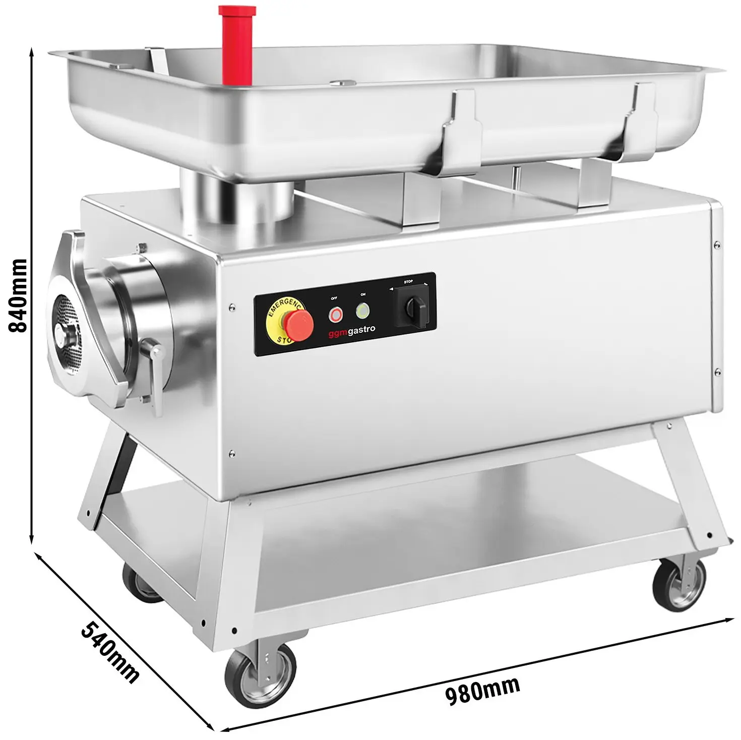 Masina de tocat carne GGM Gastro FWE700 (Inox) - 3