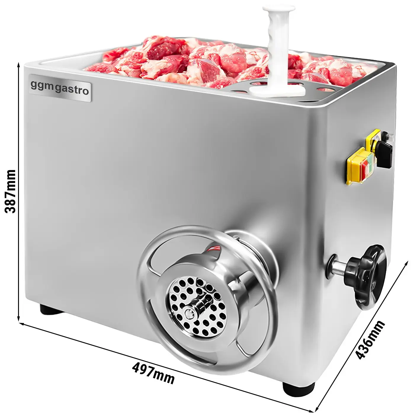 Masina de tocat carne GGM Gastro FWFC350 (Inox) - 7