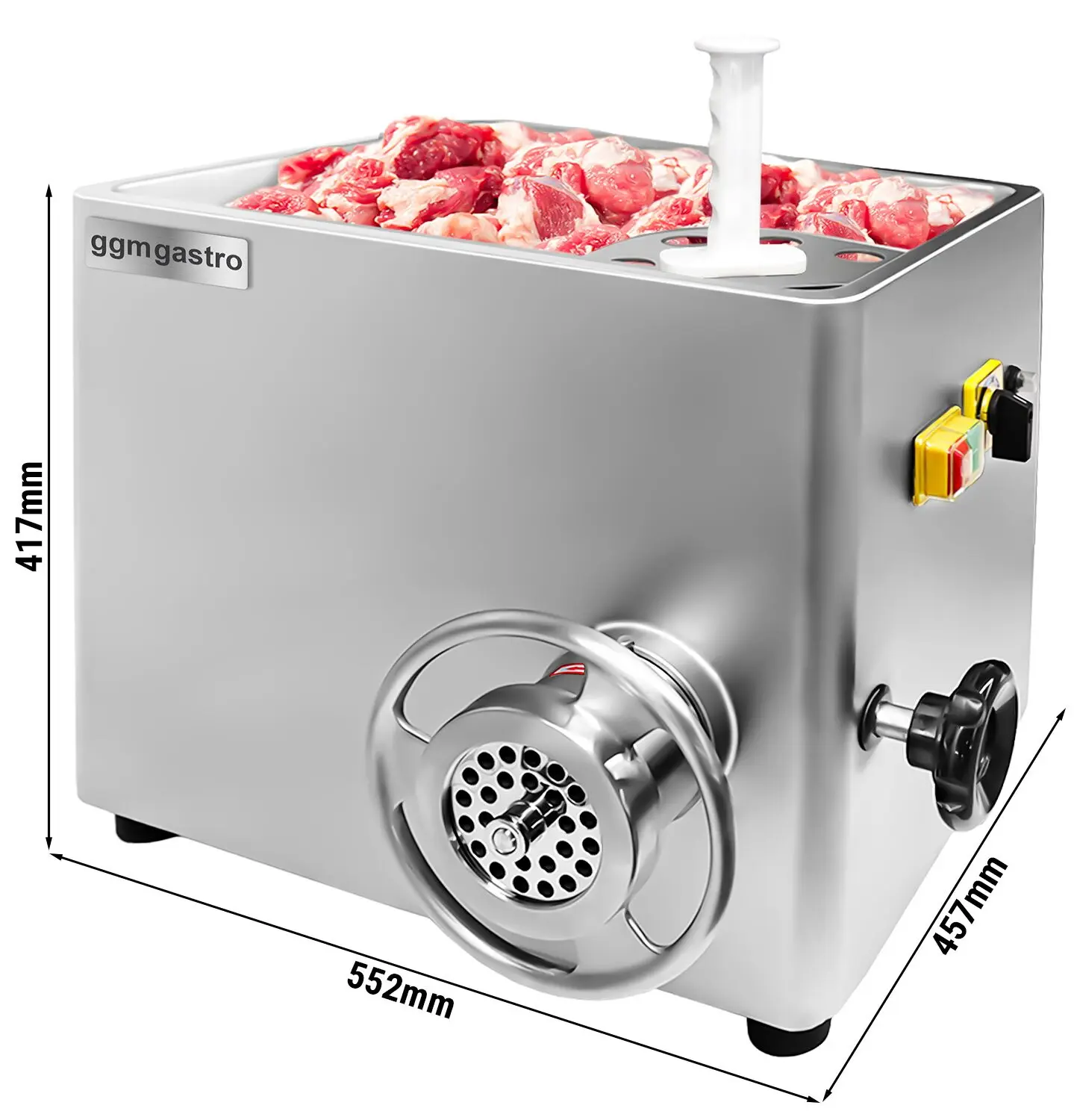 Masina de tocat carne GGM Gastro FWFC620 (Inox) - 7