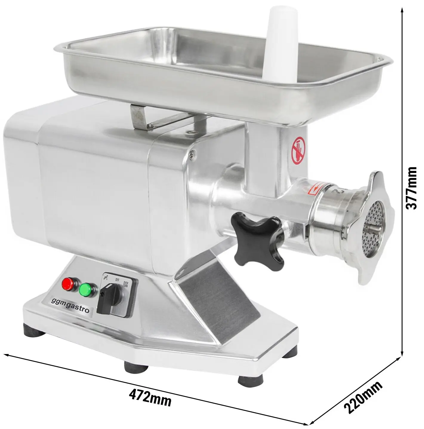 Masina de tocat carne GGM Gastro FWH85 (Inox) - 6