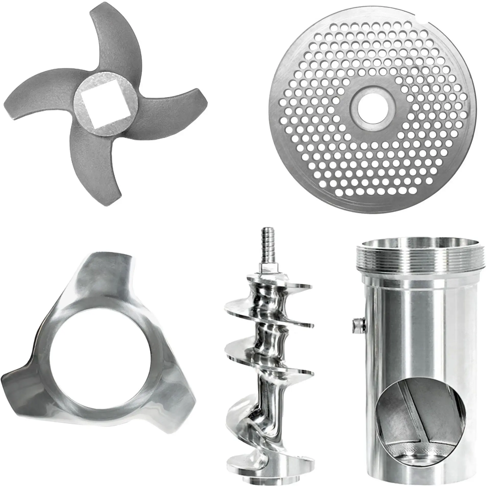 Masina de tocat carne GGM Gastro FWKE42N (Inox) - 7