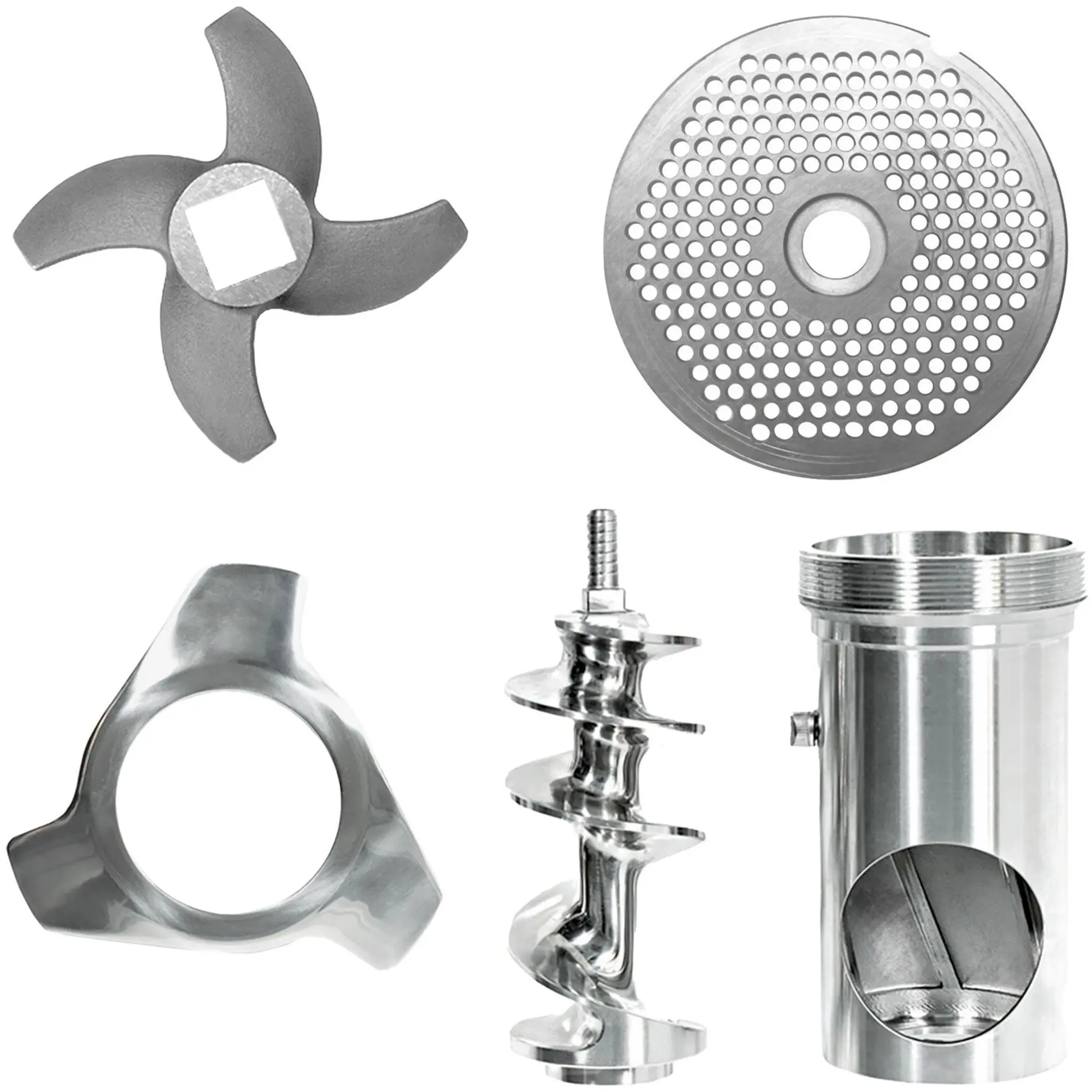 Masina de tocat carne GGM Gastro FWKE62N (Inox) - 5
