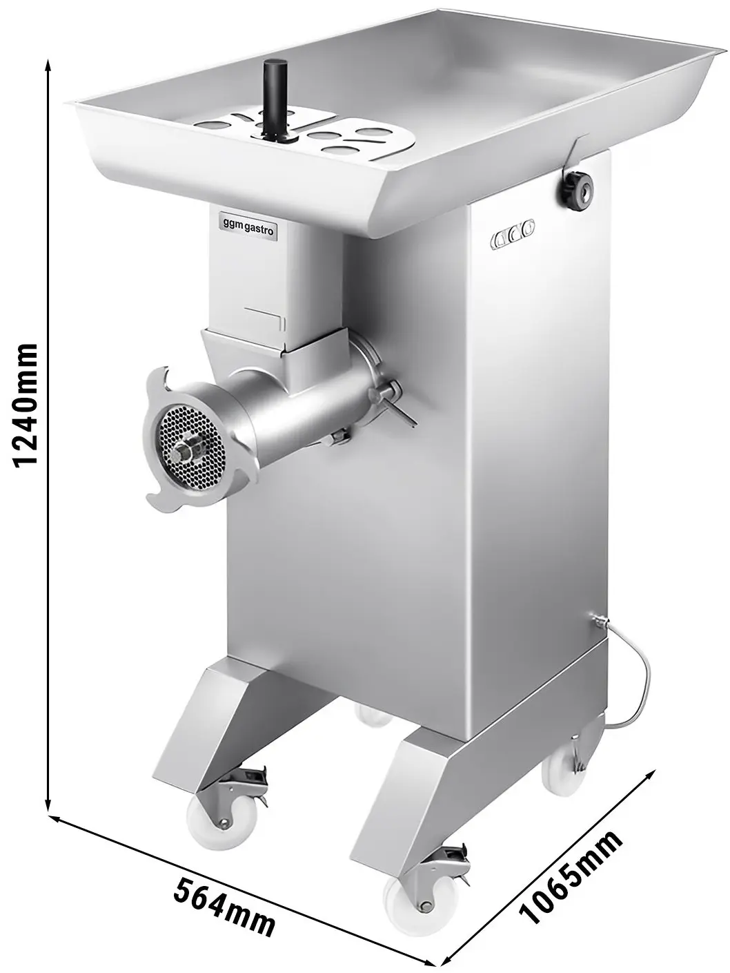 Masina de tocat carne GGM Gastro FWS1200 (Inox) - 4