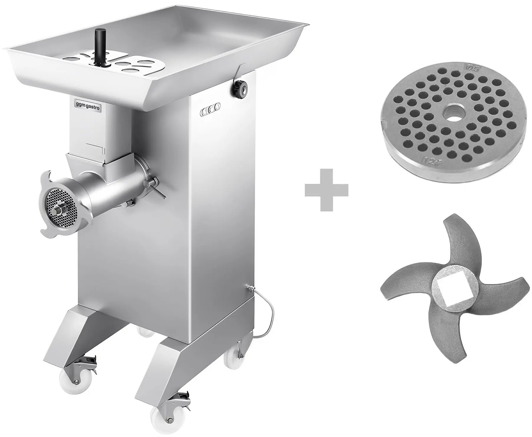 Masina de tocat carne GGM Gastro FWS800 (Inox) - 2