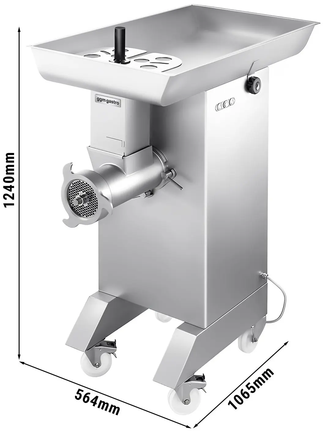 Masina de tocat carne GGM Gastro FWS800 (Inox) - 4