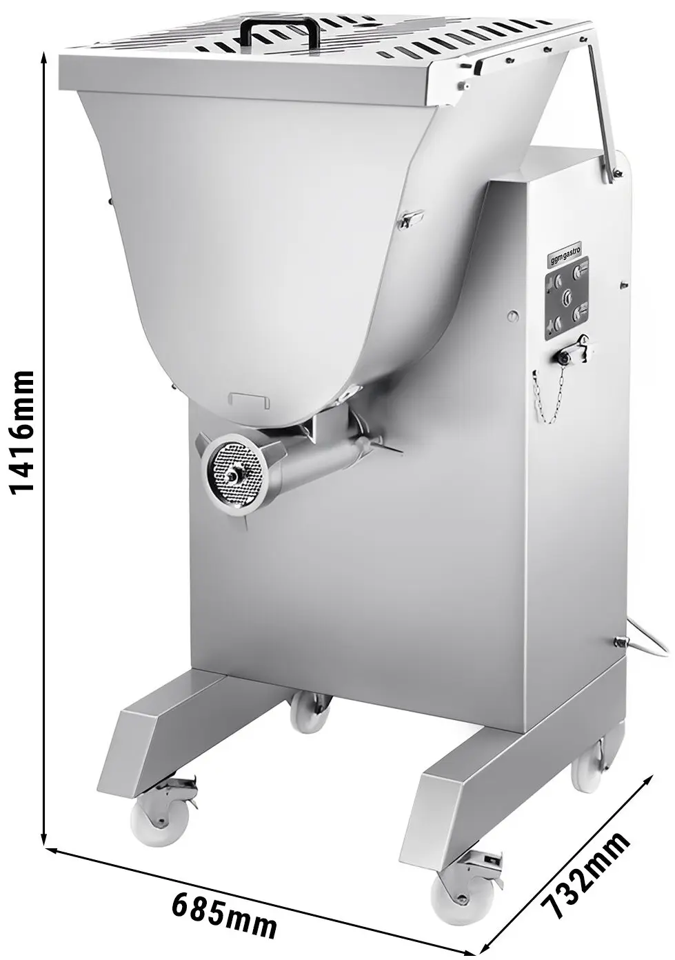Masina de tocat carne GGM Gastro FWS850 (Inox) - 5