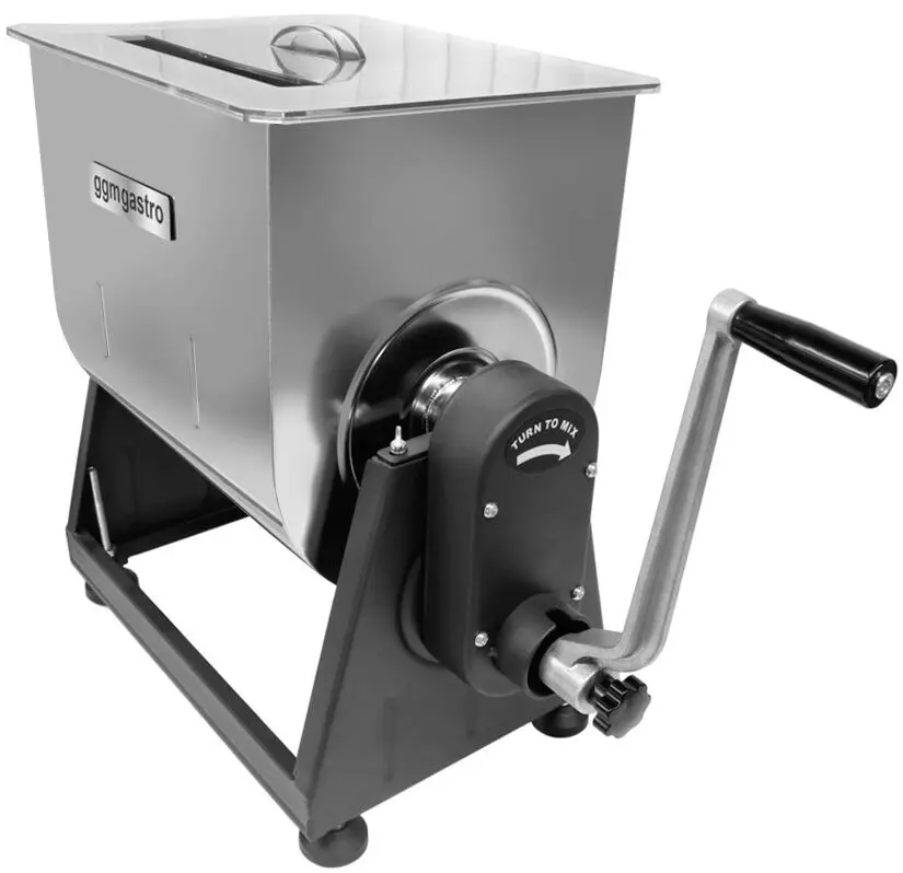 Set masina de tocat carne + malaxor pentru carne GGM Gastro FMFC25#FWFC450 (Inox) - 8