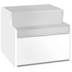 Кассовый прилавок GGM Gastro KAI101-G (White/Grey)