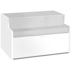 Кассовый прилавок GGM Gastro KAI151-G (White/Grey)