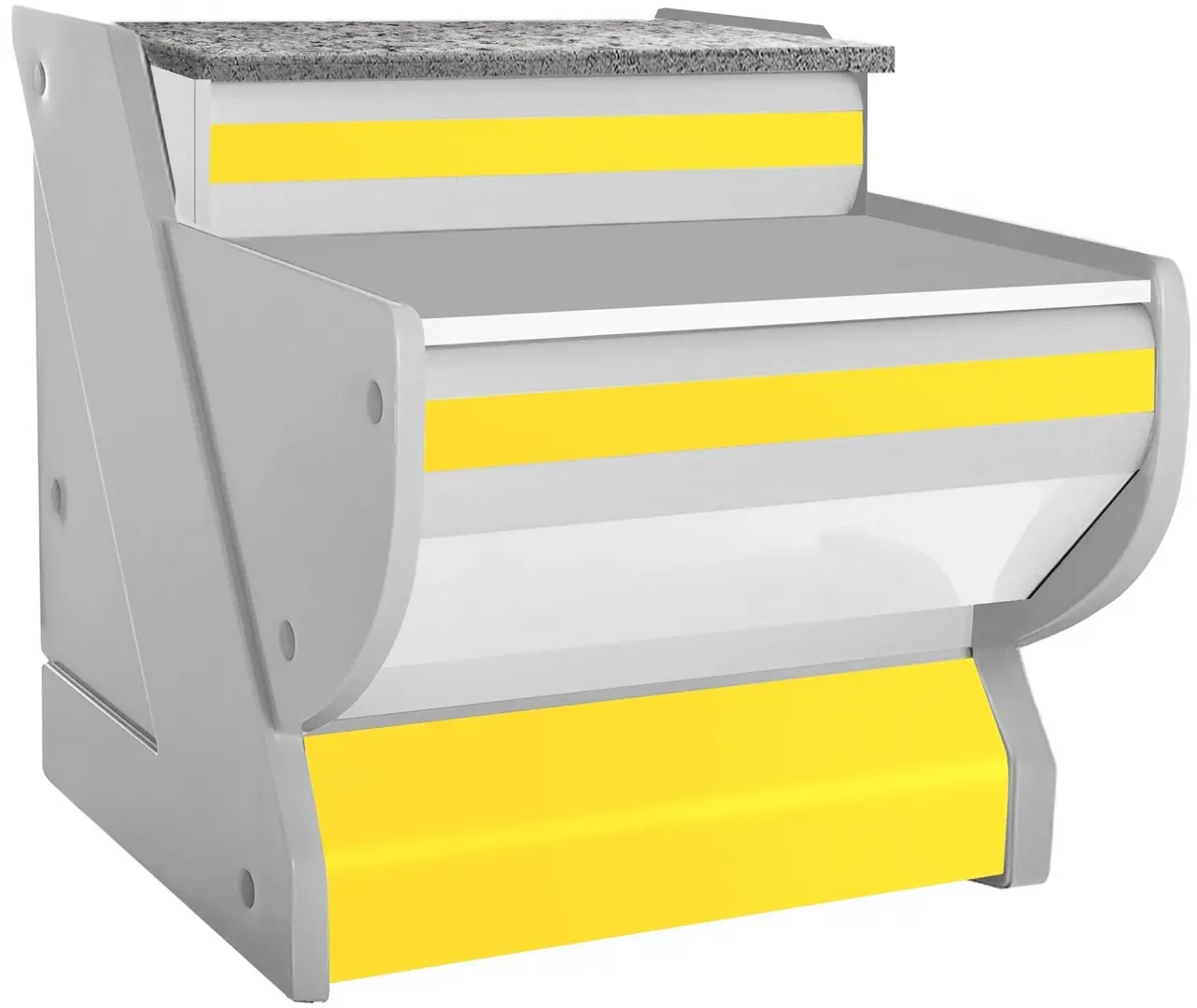 Masa pentru casa de marcat GGM Gastro KAM128R-Y (Yellow)