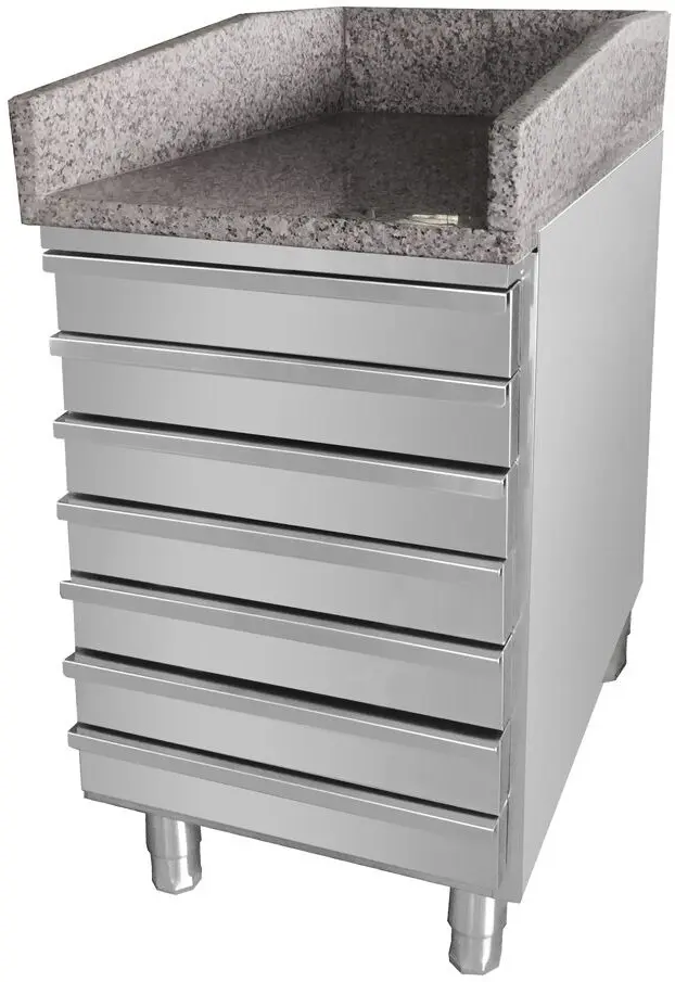 Кассовый прилавок GGM Gastro KTK57S (Inox)