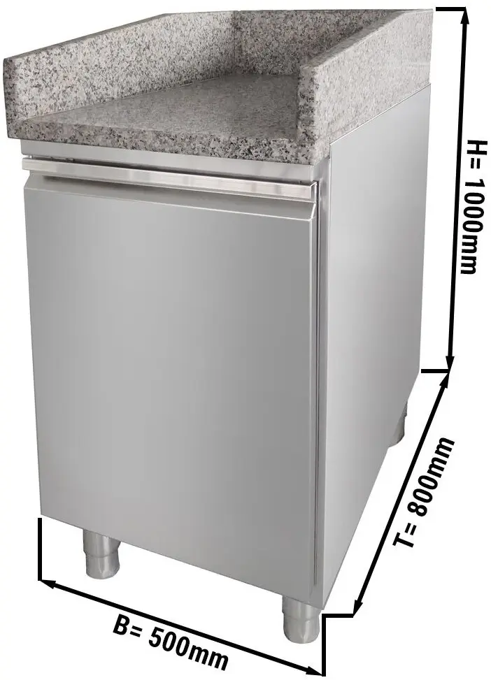 Кассовый прилавок GGM Gastro KTK58 (Inox) - 2