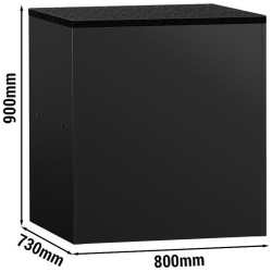 Masa pentru casa de marcat GGM Gastro Madrid KTKG87SM (Black) Thumb