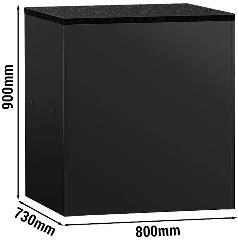 Masa pentru casa de marcat GGM Gastro Madrid KTKG87SM (Black) - 6