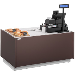 Кассовый прилавок GGM Gastro Riga KAI141-M (Brown)