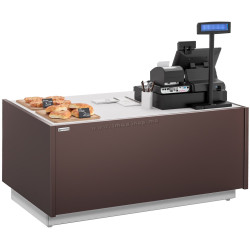 Кассовый прилавок GGM Gastro Riga KAI201-M (Brown)