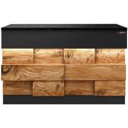 Кассовый прилавок GGM Gastro Toronto KATE115D (Black/Natural) Thumb