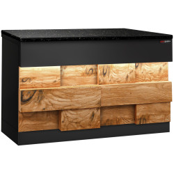 Кассовый прилавок GGM Gastro Toronto KATE115D (Black/Natural)